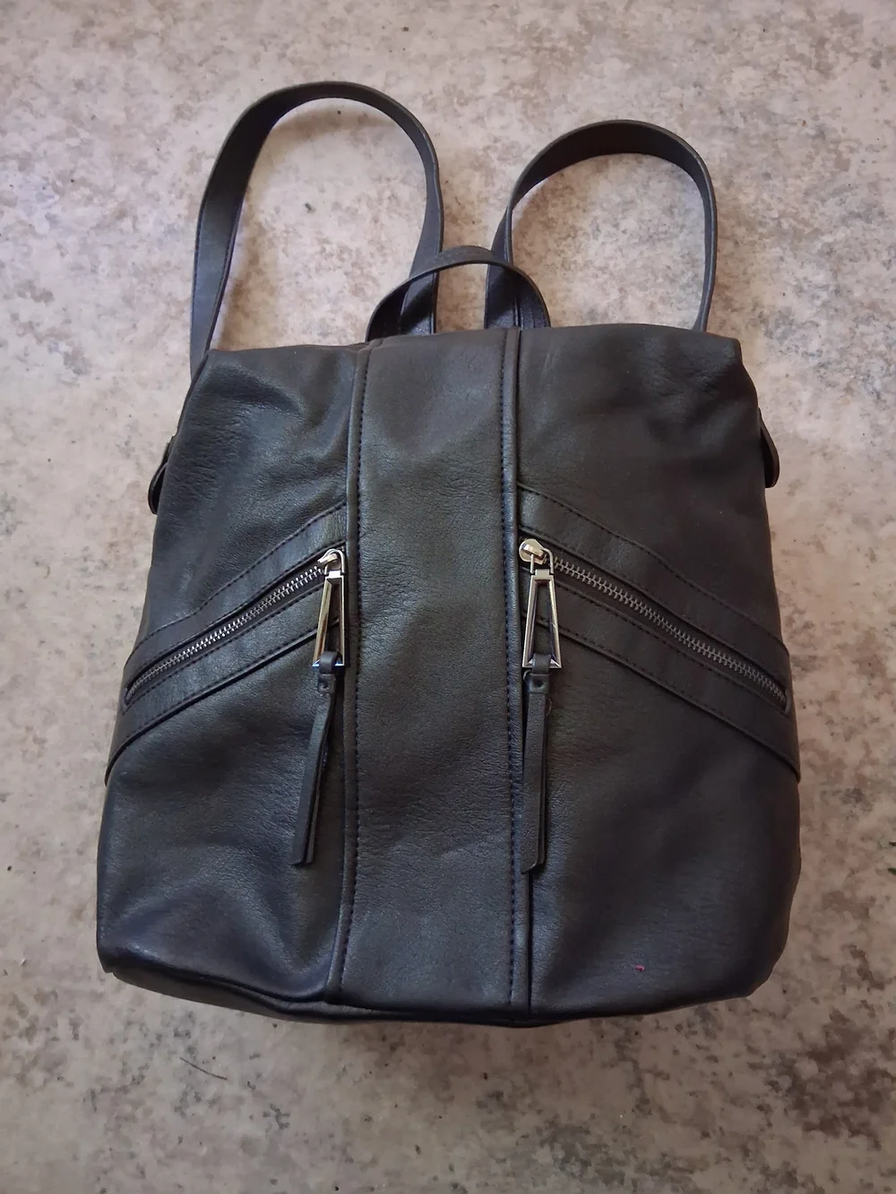 Jessica Simpson Black Backpack Purse GC